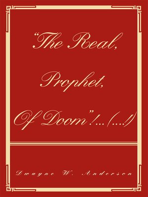 cover image of "The Real, Prophet, of Doom"! ... (...!)